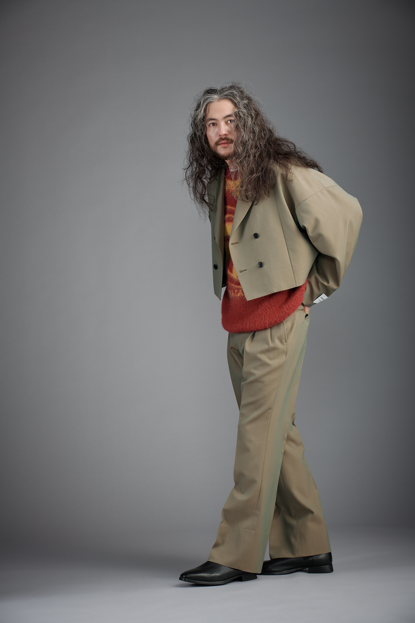 <span>Relax Line Suit</span><br>tex No. 18604 / GM / セットアップ