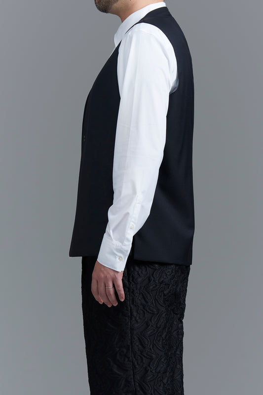 ノーカラーロングベスト<br><span>Relax Line</span>