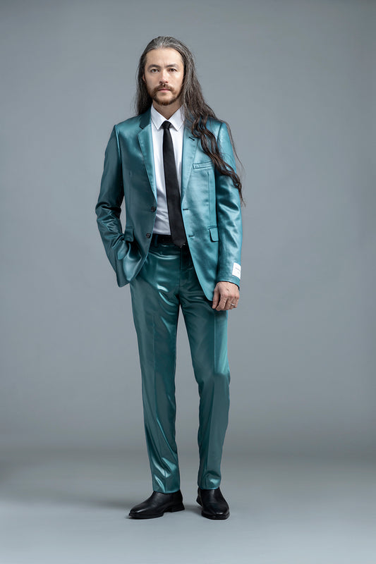 <span>Slim Line Suit</span><br>tex No. 76605 / EM / セットアップ