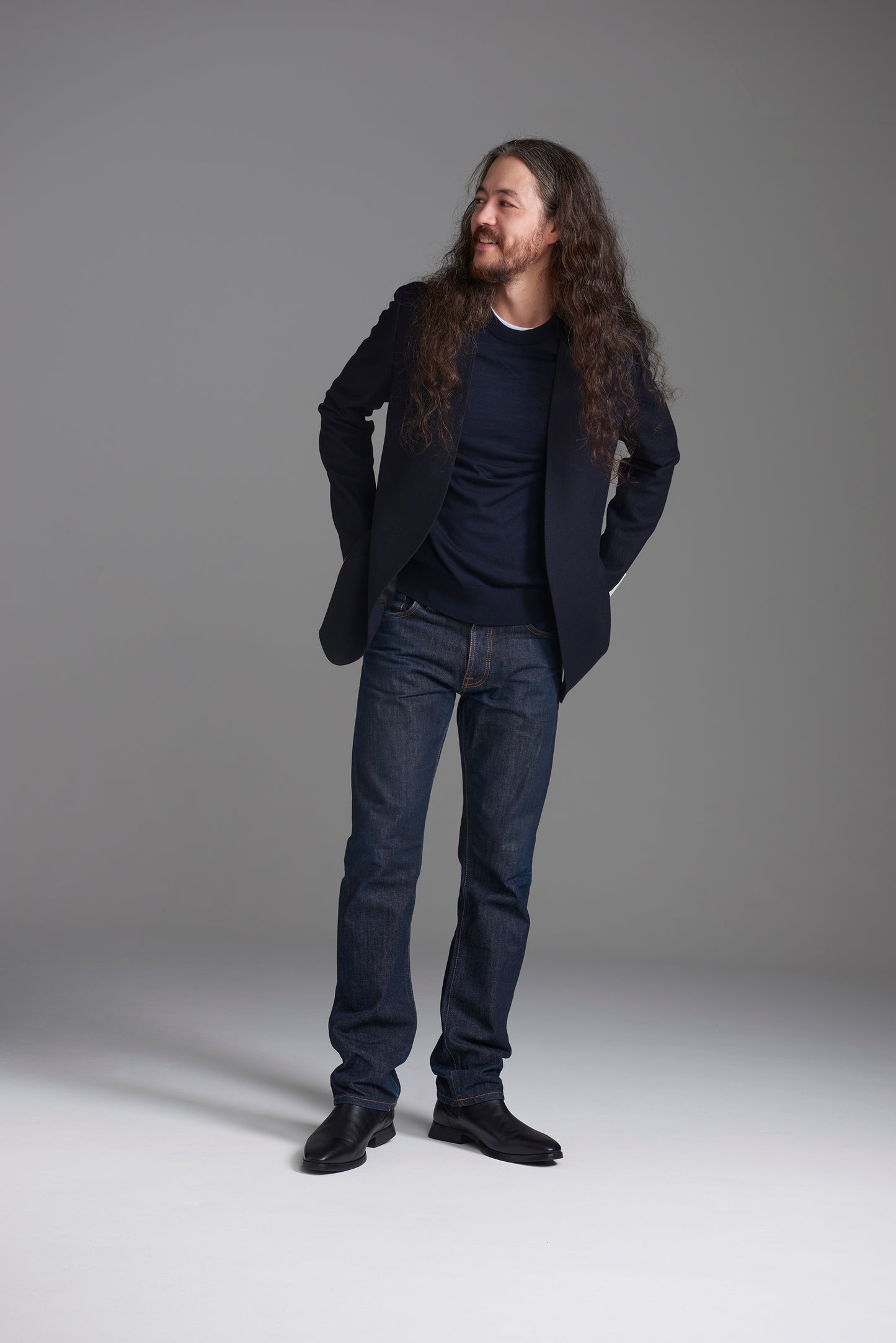 <span>Relax Line Jacket</span><br>tex No. 15622 / ED / ジャケット<br>（Mercedes-Benz me magazine掲載）