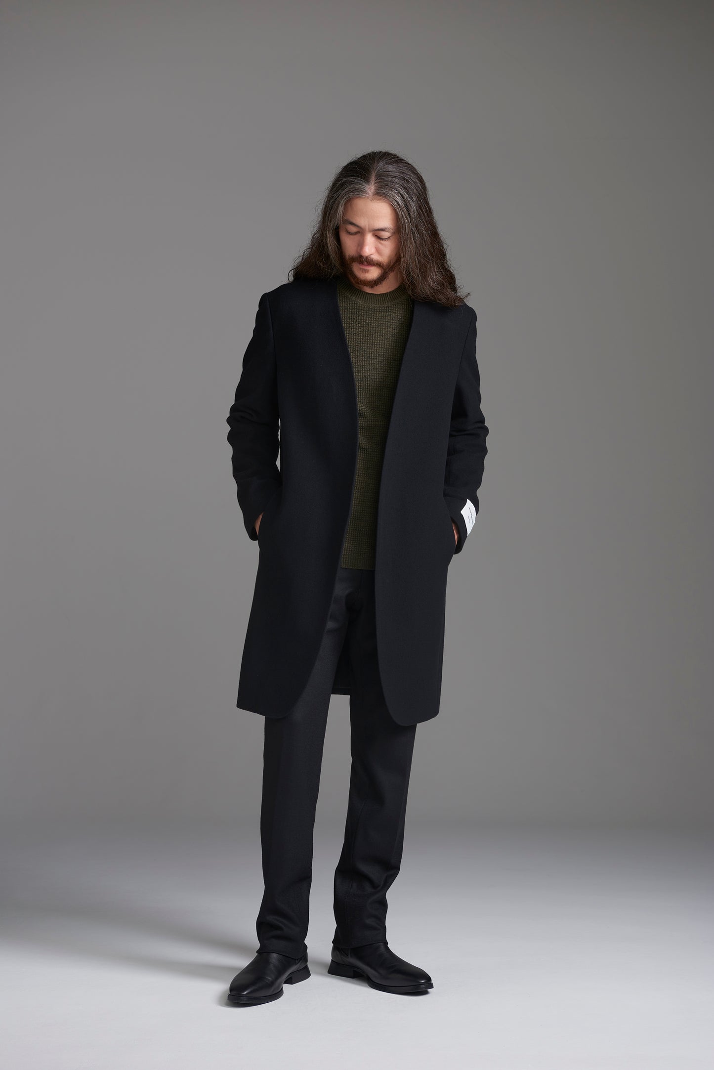 <span>Relax Line Coat</span><br>tex No. 15621 / K /コート<br>（LEON掲載）