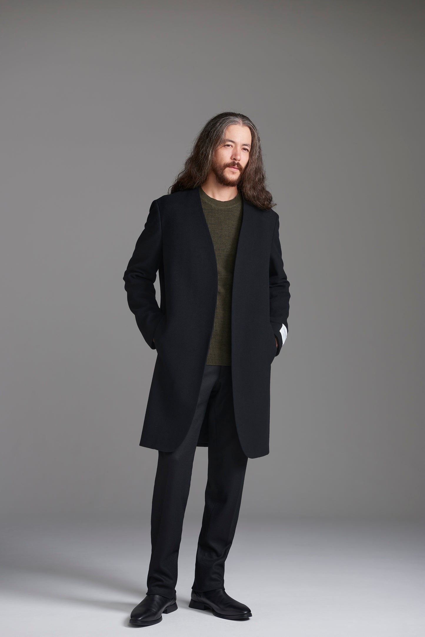 <span>Relax Line Coat</span><br>tex No. 15621 / K /コート<br>（LEON掲載）