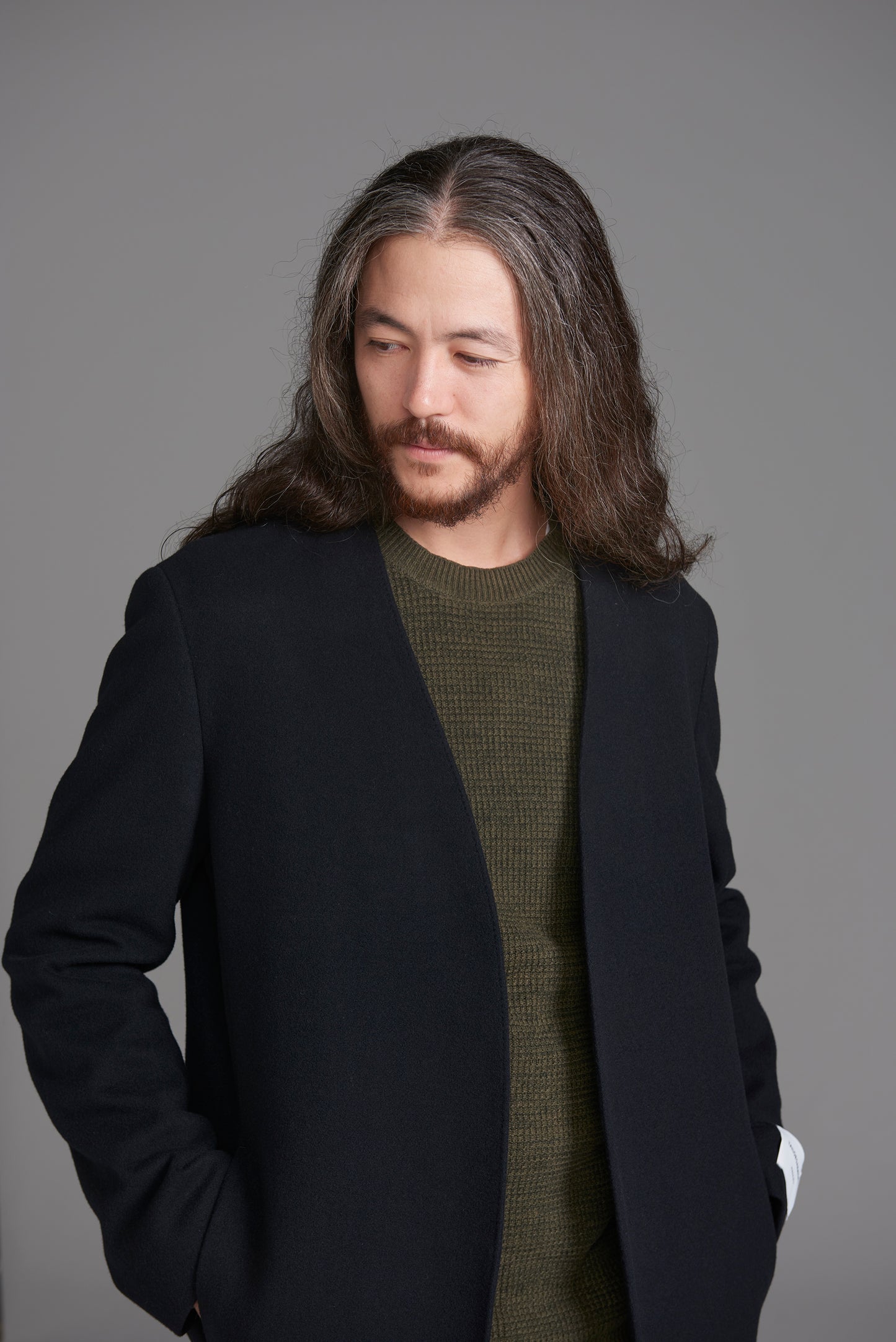 <span>Relax Line Coat</span><br>tex No. 15621 / K /コート<br>（LEON掲載）