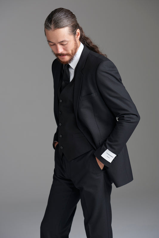 <span>Slim Line 3 pieces</span><br>tex No. 14600 / K / スリーピース